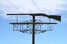A novel sign for Pitgrudy farm. The SG surely cannot stand for "shot gun? - via Daymix