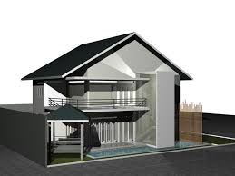 Depan rumah minimalis 2 lantai lebar 6 meter | desain rumah modern