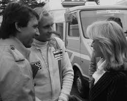 Manfred Trint (Formel VW Super V ) und Formel 1 Fahrer: Hans Joachim Stuck 1977