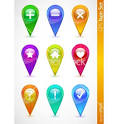 Gps and navigation icons vector 801102 by W1nDkh | Royalty Free ...