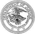 DOJ Seal Black and White
