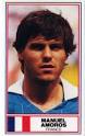 FRANCE - Manuel Amoros 1984 Rothmans Football International Stars ... - france-manuel-amoros-1984-rothmans-football-international-stars-collectable-trading-card-45117-p