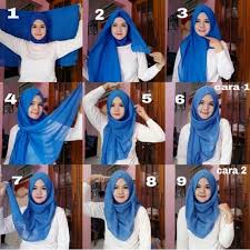 Check out this gorgeous blue hijab, it looks amazing matched to a ...