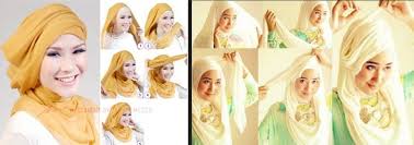 Foto Tutorial Hijab Modern Segi Empat | New Tutorial Hijab