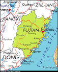 Map of Fujian , China, China Atlas