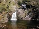 A waterfall on the river in Gleann Cia-aig, which drains from the Lochy - via Daymix