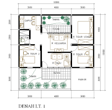 Denah dan Desain Rumah Minimalis Terbaru 2015