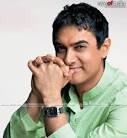 Aamir Khan wearing a green