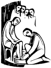 The ordo for Maundy Thursday