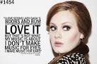 Back to Adele.
