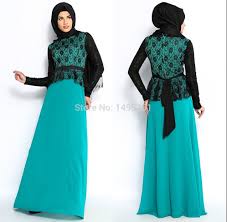 Pink, Beige, Green Abaya and Hijab by Dubai Designers � Girls ...