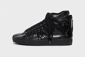 Raf Simons Lace-Up High-Top Leather Sneaker