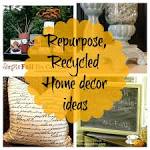 Upcycled Repurposed home decor ideas {Newbie with a twist ...