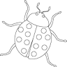 Mosquito coloring page