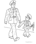 Veterans Day coloring page
