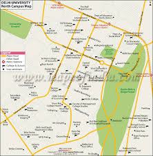 Delhi University North Campus Map - north-campus