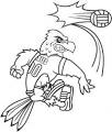 Volleyball coloring page