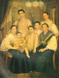 Simon De La Rosa Flores, The Quiazon Family, 1880. SIMON DE LA ROSA FLORES - simon_de_la_rosa_flores