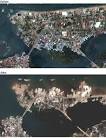 GEARbits: Satellite Photos Capture Tsunami Devastation