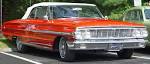 1964 Ford Galaxie 500XL Convertible - Red - Front Angle