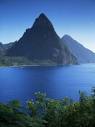 The Pitons, St. Lucia, Windward Islands, West Indies, Caribbean ...