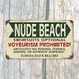 funny beach signs
