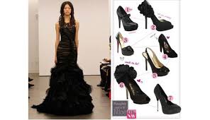 Wedding Blogs | Vera Wang Black Wedding Dresses | Black Wedding Shoes