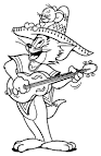 Mexico coloring page