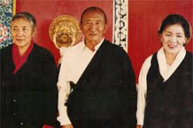 Left to right: His Eminence\u0026#39;s aunt Khandro Tsering Chondron; His Eminence\u0026#39;s father Chakdzo Tsewang Paljor; His Eminence\u0026#39;s mother Mayumla Pema Tsering Wangmo - biography002