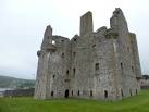 The remains of Earl Patrick Stewart's castle in Scalloway, - via Daymix