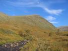 Abhainn Chia-aig below Meall an Tagraidh (761m), the day's objective. - via Daymix