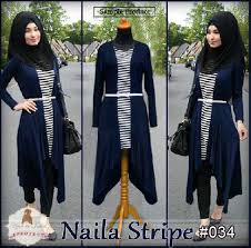Model Baju Gamis Muslim Terbaru 2016