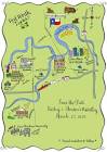Fort Worth, TX Save the Date Map « Laura Hooper