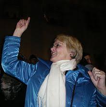Freude über den EU-Beitritt und die Kulturhauptstadt 2007: Bundestagsvizepräsidentin Susanne Kastner feierte in Hermannstadt mit. Foto: Peter Baumgartl
