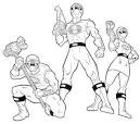Power Rangers coloring page