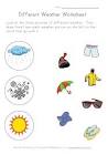 Weather Worksheets for Kids