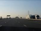 The M62 motorway running straight and true across southern Lancashire with - via Daymix