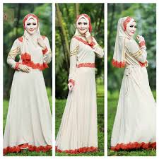 Baju Gamis Putih Dan Bergo Putih | Grosir Baju Surabaya