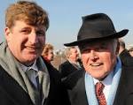 Patrick Kennedy, D-R.I., left, poses for a photograph taken with his father, ... - PatrickKennedy