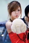 Hwang Mi Hee was promoting
