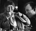has a laugh with Ken Mann,
