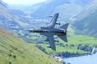 The hills are alive... An RAF Tornado GR4 blasts through the Welsh valleys. - via Daymix