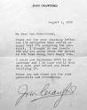 Joan Crawford Letters, 1958 to 1959
