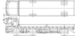 CAR blueprints - Mitsubishi Fuso Super Great 6x2 Cargo Truck blueprint