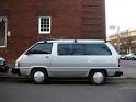 Old Parked Cars.: Badgeless 1984 Toyota Van.