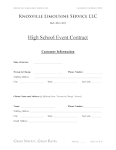 Limousine High School Contract | Knoxville Limousine Service