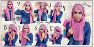 Tutorial Hijab Modern Untuk Wajah