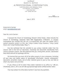 Scientology Goes After Critics With Legal Threat Letters Following ... - SoterLetter