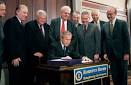 File:George W. Bush signs Bankruptcy Abuse Prevention and Consumer ...