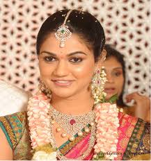 Check out Allu Arjun&#39;s wife Sneha Reddy in Bridal Diamond Jewellery with designer Ruby Diamond necklace with south sea pearl drops,Diamond Mini Haaram ... - sneha%2Breddy